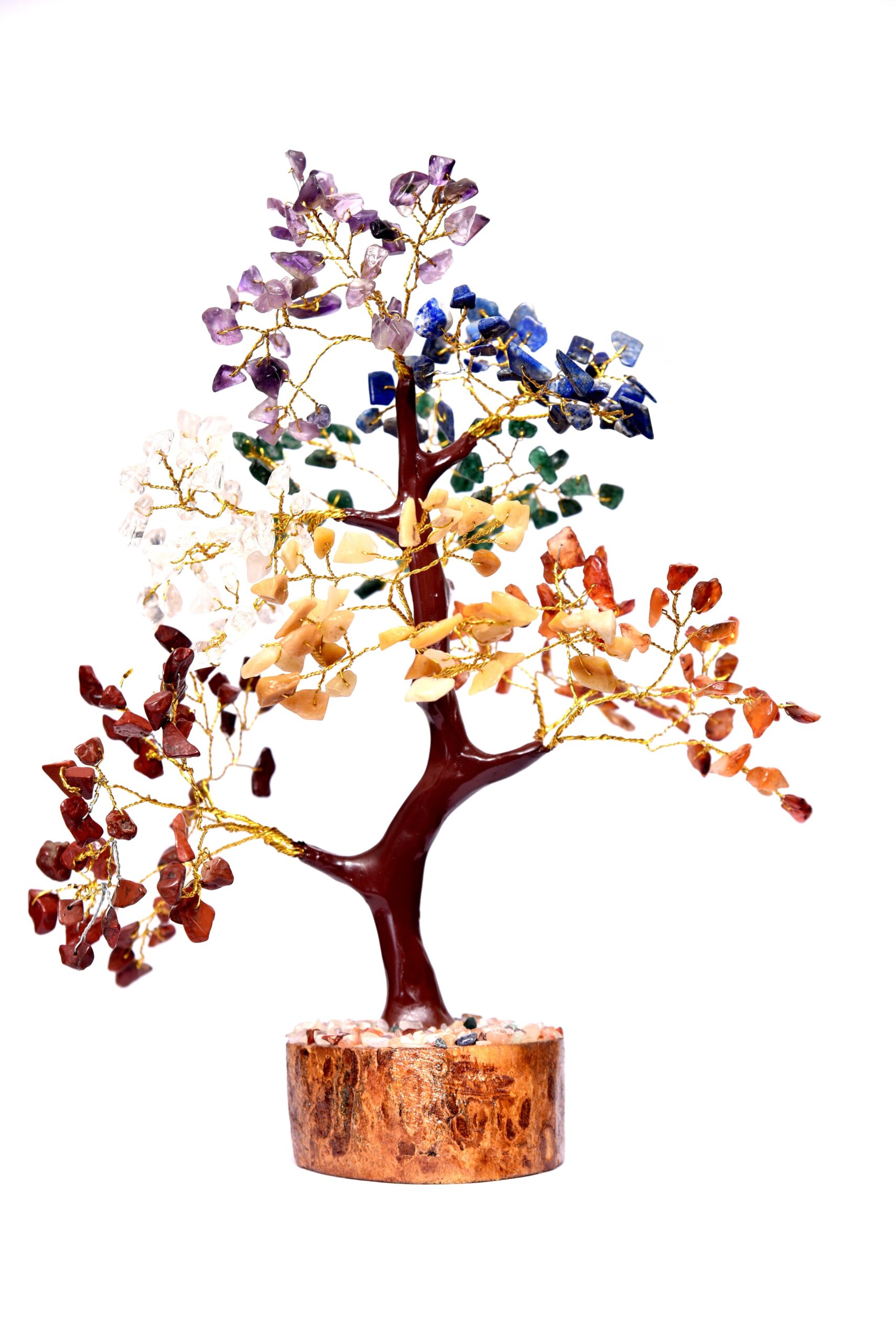 Seven Chakra Tree - Chakra, Chakra Tree, Chakra Tree of Life, Crystal Tree,  Crystal Tree for Positive Energy, Crystal Bonsai Tree, Crystals and